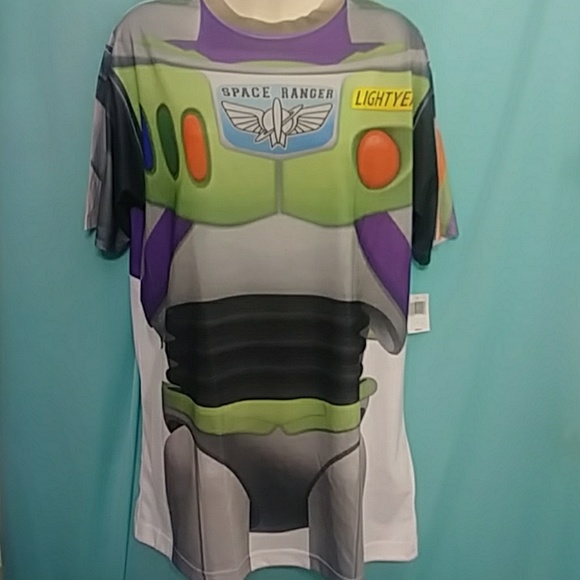 Men's Buzz Lightyear Toy Story Costume Shirt - Picture 1 of 4